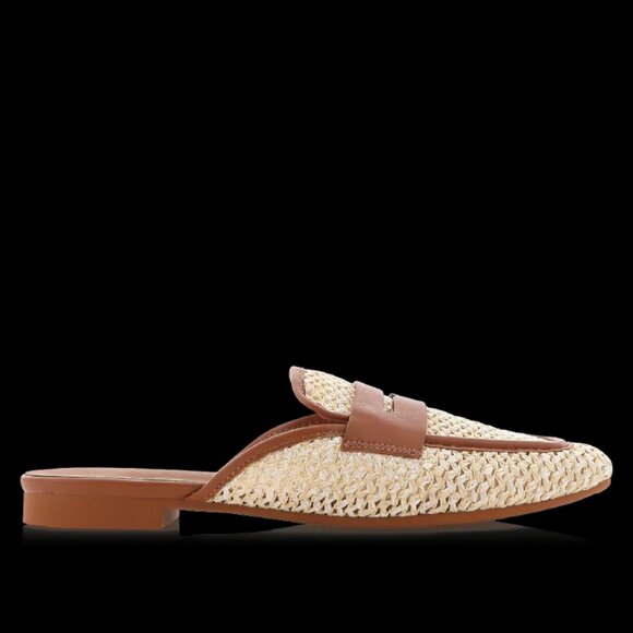 Billini Emberlee Mules - Natural Raffia Tan/NWT/10 - Picture 2 of 14